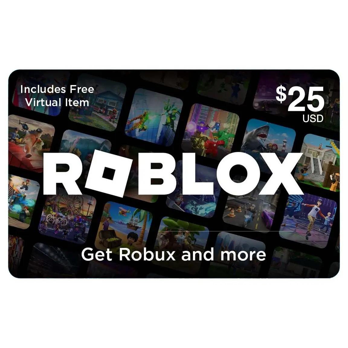 Roblox Gift Card $25 – Instant Digital Code for Robux and Avatar Upgrades