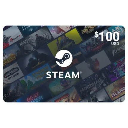 $100 Steam Gift Card (US) – Fast Digital Email Delivery for Steam Wallet Credit